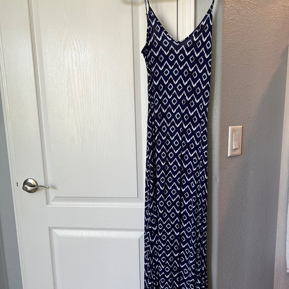Blue maxi dress